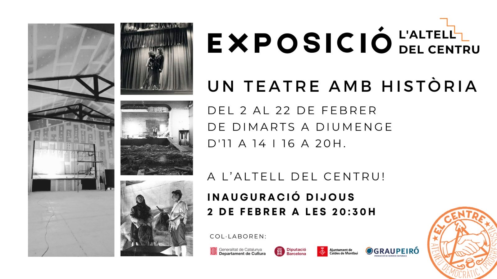 Inaguració Exposició “Un teatre amb història”