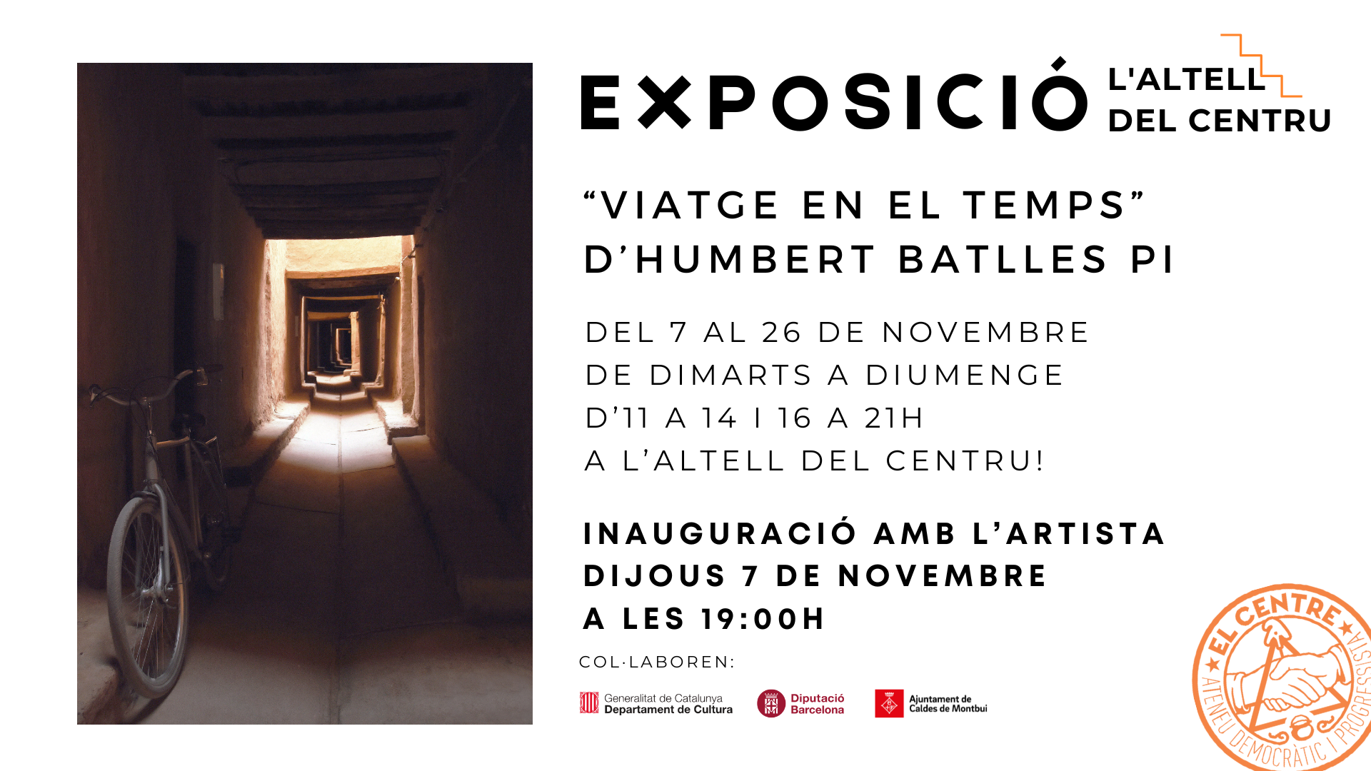 Inauguració de l’exposició “Viatge en el temps” d’Humbert Batlle