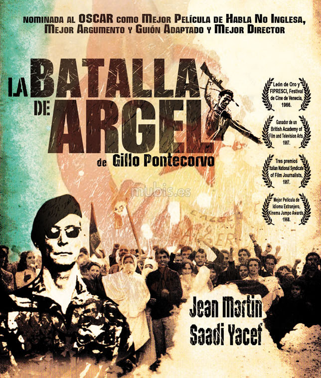 Cicle de Cinema Històric Contemporani amb “LA BATALLA DE ARGEL” de Gillo Pontecorvo. Itàlia, 1966. VDE. 121′