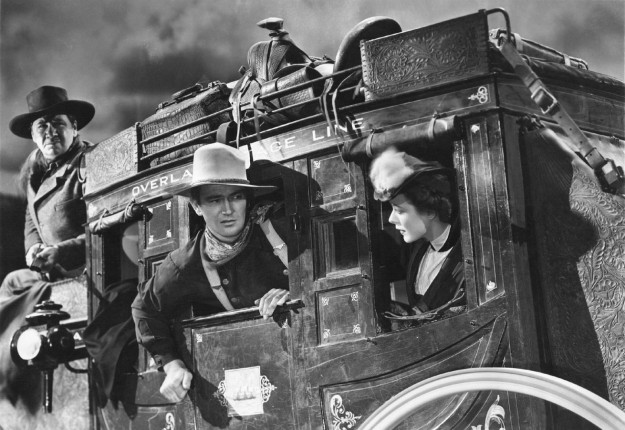 Cinema al centre amb Stagecoach del director John Ford, 1939Cinema al centre amb Stagecoach del director John Ford, 1939