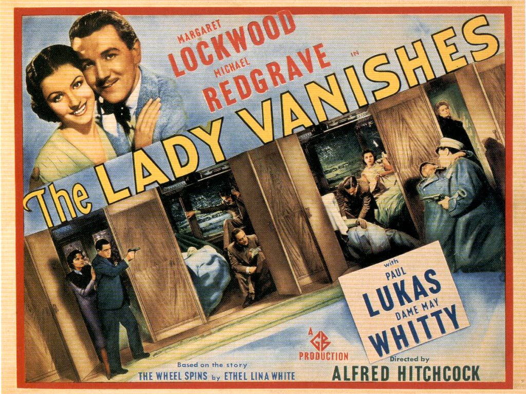 Cinema al centre amb The Lady Vanishes del director Alfred Hitchcock, 1938